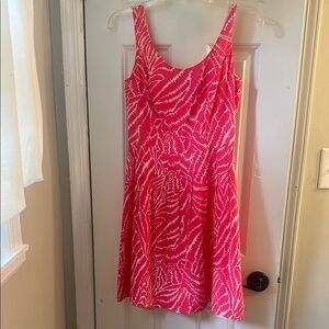 Lilly Pulitzer Pink Sleeveless Scoop Neck Sundress